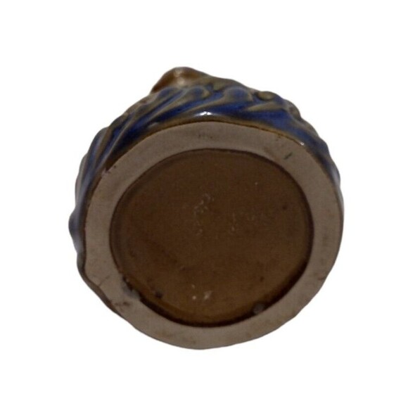 Lighthouse Trinket Box Nautical Hinged Ocean Waves Beach Glazed Porcelain 6 x 3" - Picture 5 of 5